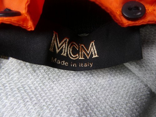 MCM Women's Green Orange Camouflage Hoodie Size M - Picture 5 of 8