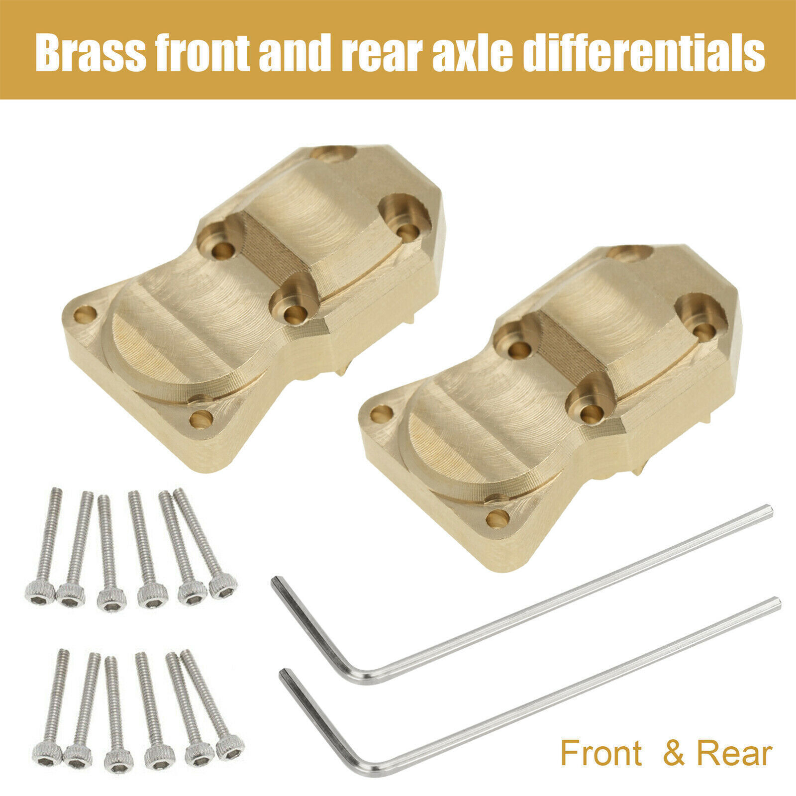 Pesi Ottante Per Axial 1/24 Assale Posteriore In Ottone