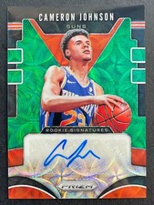 #/8 Cameron Johnson 2019-20 Panini Prizm Rookie Signatures Green Auto RC #RS-CJN