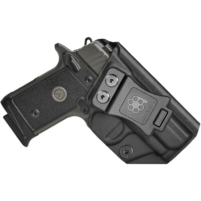 Amberide IWB KYDEX Holster Fit: Sig Sauer P238 Inside Waistband - USA KYDEX Made