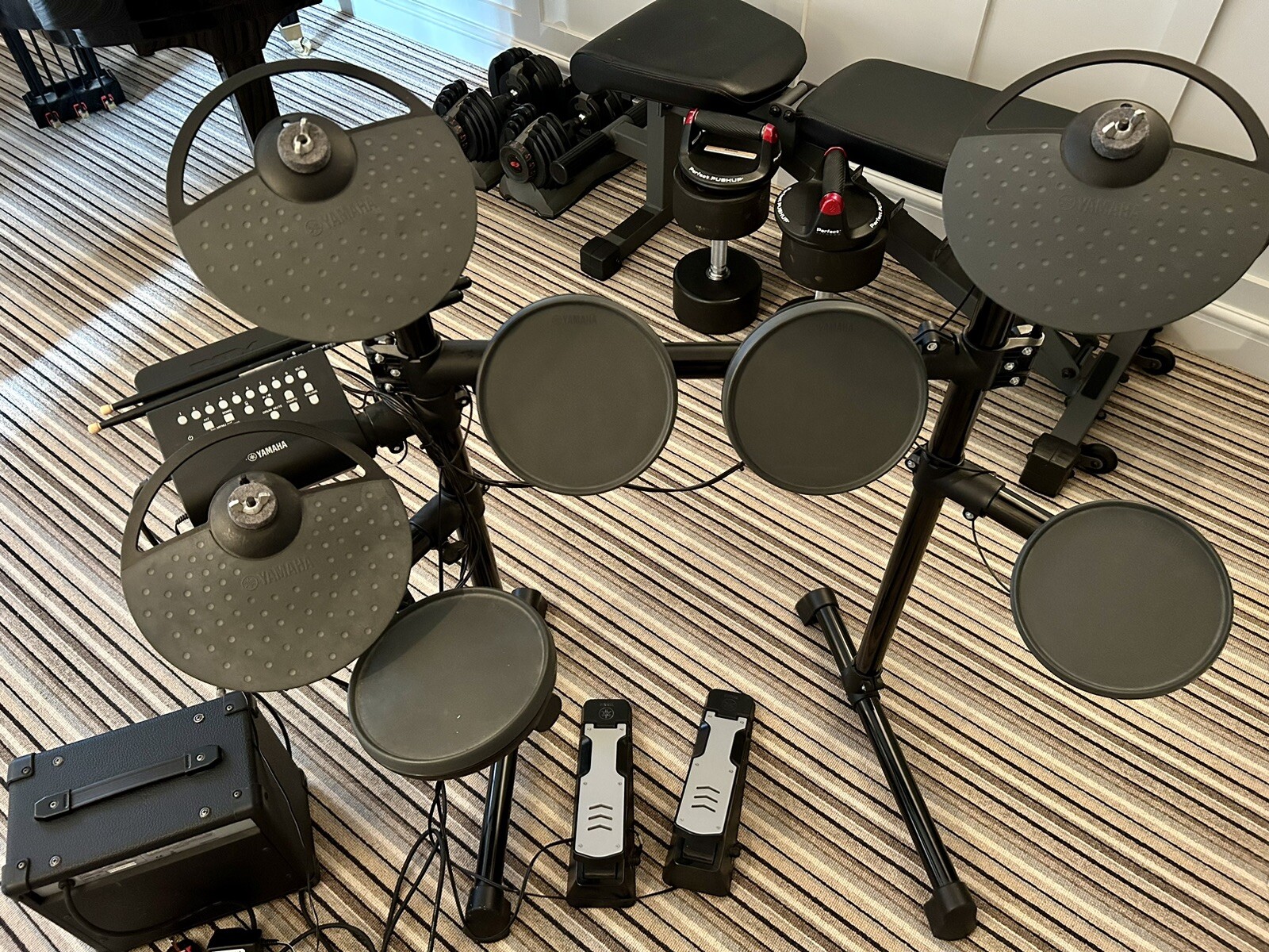 Yamaha Dtx400k Digital Electric Electronic Drum Kit Set (RRP £349 + £