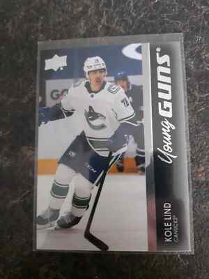 2021-22 Upper Deck Series 1 Young Guns Kole Lind YG RC Card# 247