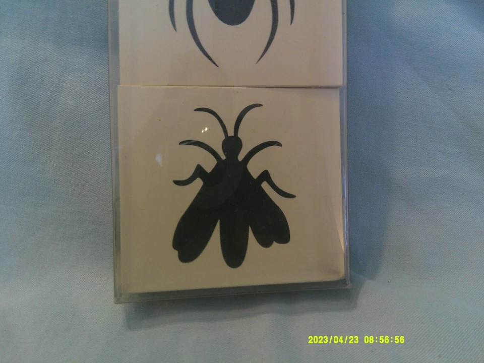Martha Stewart Crafts Wooden Stamps Insects Spider Ant Wasp Halloween! - Image 2 of 4