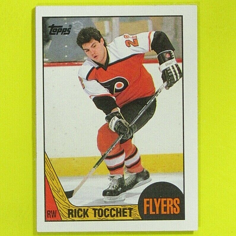 RICK TOCCHET  1987-88  ROOKIE  Topps  #2   Philadelphia Flyers   