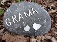 Grama forma do skał 8" x 1" gruba tynk wielokrotnego użytku żywica betonowa forma plastikowa