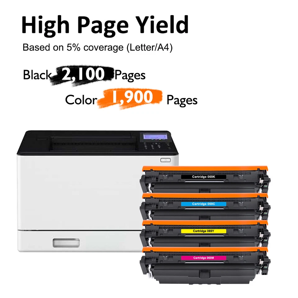 069 Toner Cartridge Set Replacement for Canon 069 Canon 069h for Canon mf753cdw - Image 2 of 4