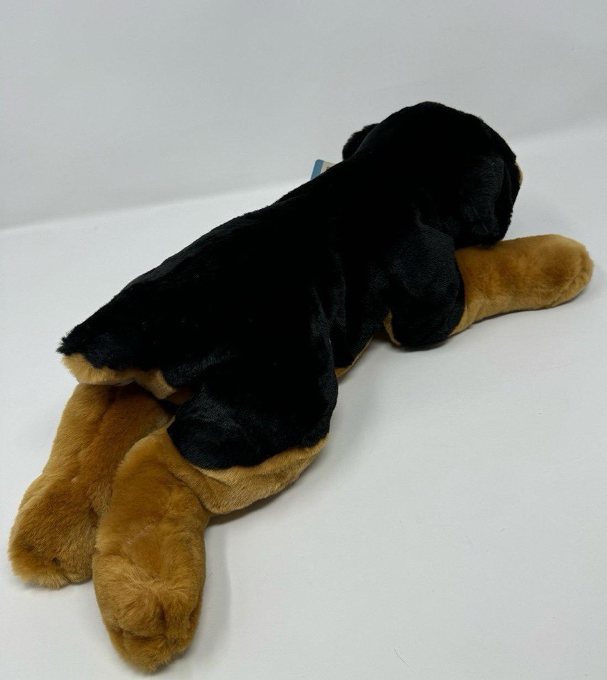 Animal Alley 15” Rottweiler Plush Realistic Dog Stuffed Animal Vintage ...