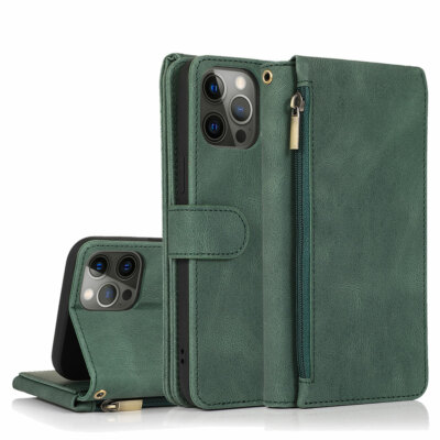 Flip Handy Wallet Retro Leather Card Pocket Stand F IPhone 13 Pro Max Case Cover