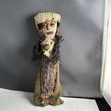 Primitive Cloth Rag Doll Mom Baby
