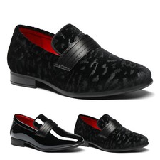 Boys Oxford Shoes Classic Dress Shoes Youth Church Wedding Slip On Loafers