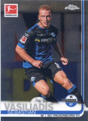 2019-20 Topps Chrome Bundesliga Base NO. 74 Sebastian Vasiliadis - SC Paderborn