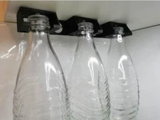 Under Cabinet / Wall Mount Bottle Holder (2-bottles) for Soda Stream *WHITE*