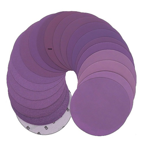 6" 150mm Wet And Dry Purple Sanding Disc Hook & Loop Sandpaper Pad 60-10000 Grit - Picture 12 of 37