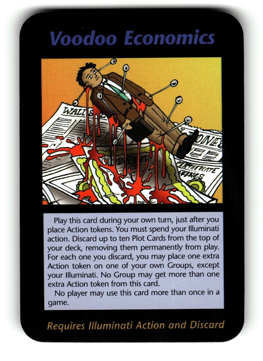 Voodoo Economics Card Base Set INWO Illuminati New World Order | eBay