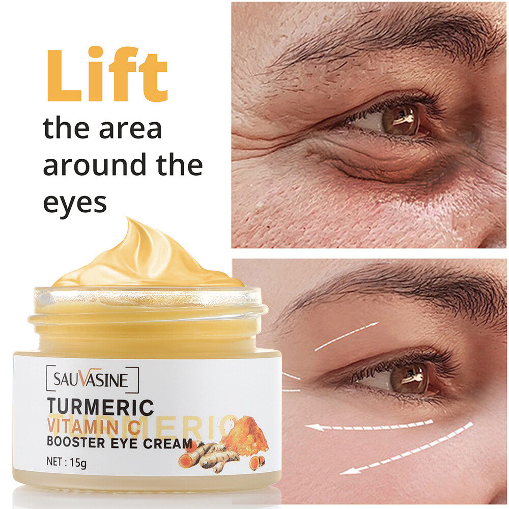 Turmeric Vitamin C Booster Eye Cream Anti Aging Dark Circles Bags