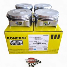85.50mm 4x Piston Set For Peugeot 206 307 406 407 Citroen C4 C5 Ew10j4 2.0