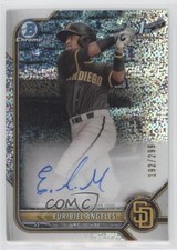 2022 Bowman Chrome Prospect Speckle Refractor 192/299 Euribiel Angeles Auto 2l4