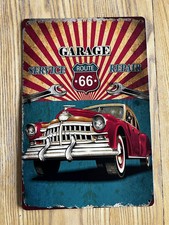 Plaque en métal déco Vintage Garage