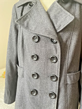 Anne Klein – Manteau laine femme T42 – 4 boutons – Style chic – Très beau