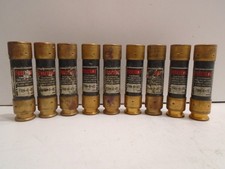  LOT OF 9 COOPER BUSSMANN FRN-R-45 FUSETRON FUSE 45A 250V CLASS RK5