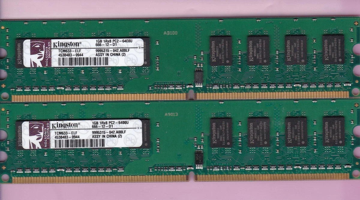 Kingston PC2-6400 DDR2-800 2GB RAM for sale | eBay