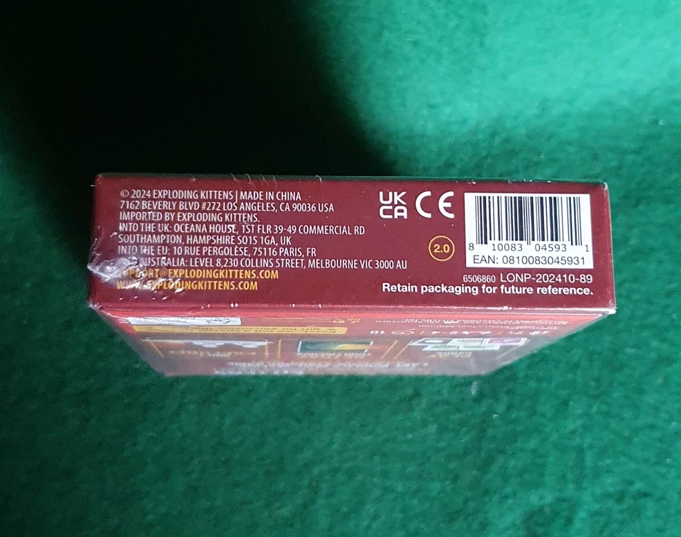 NEW & SEALED! EXPLODING KITTENS ~ GRAB & GAME ~ POCKET/TRAVEL SIZE ~ VERS. 2.0 - Image 3 of 4