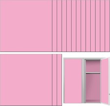 16 Pcs 12" x 12" Magnetic Locker Wallpaper for School Locker Decor Removable