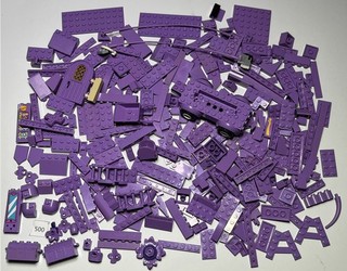 300 Lego Pieces Friends Bricks Plates Princess Medium Lavender Purple Girls 500