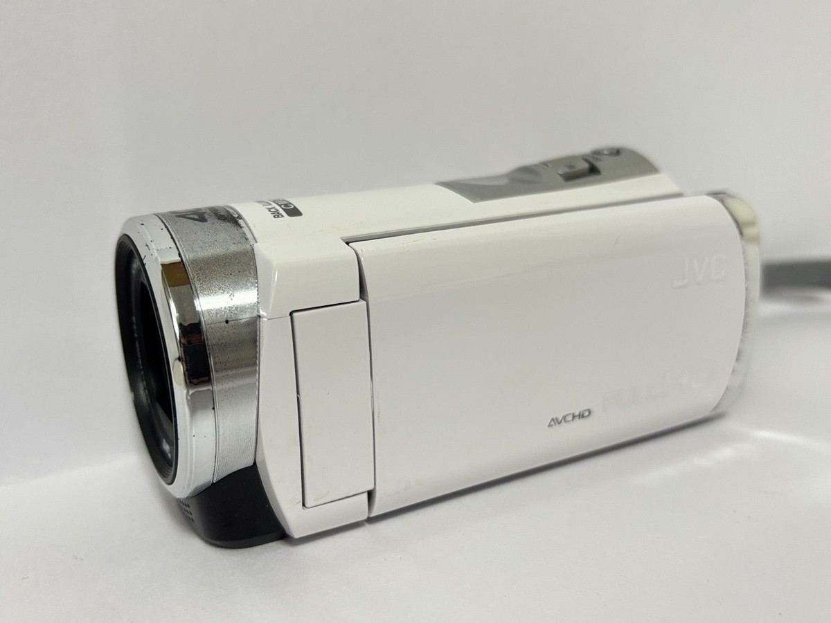 JVC　GZ-HM33 JVC GZ-HM33 Full HD Camcorder White Compact Video Camera Used from