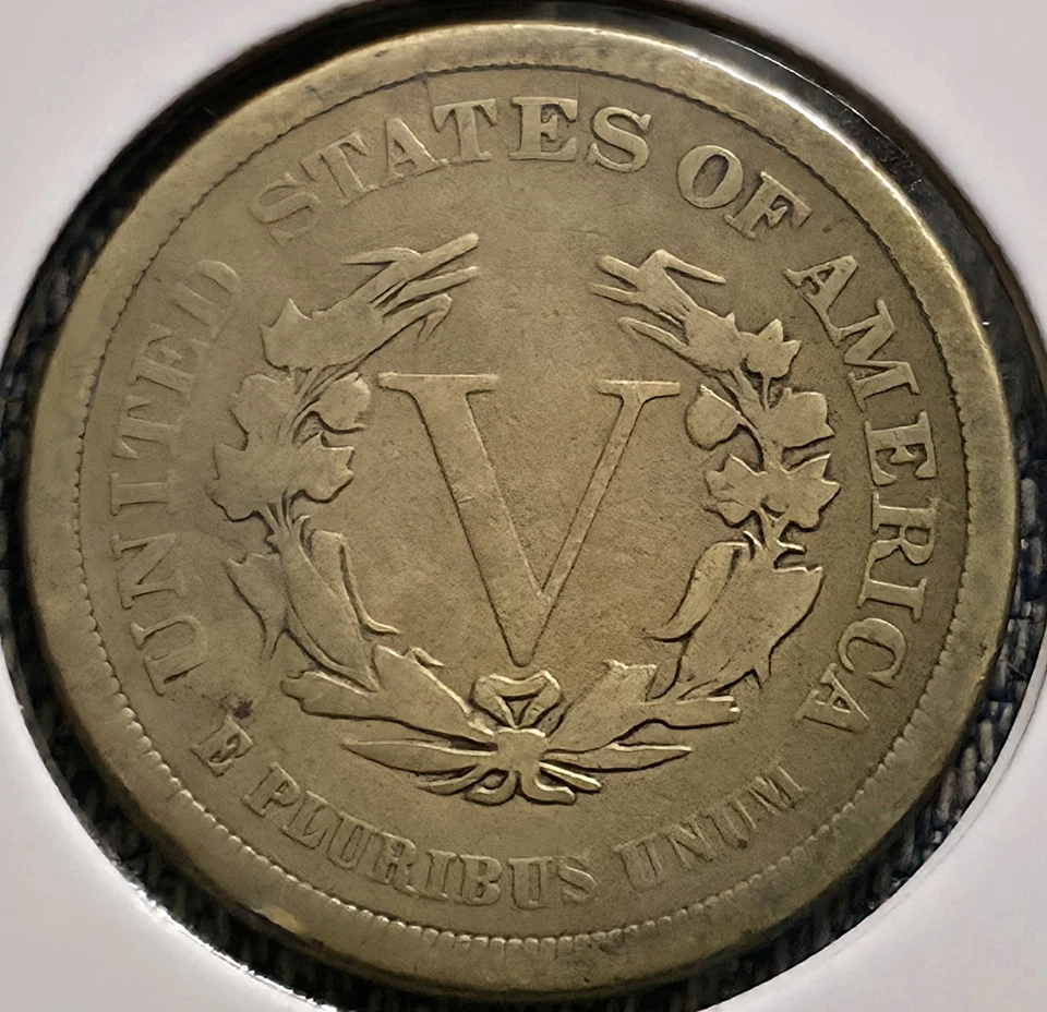 Lot Of 5 Liberty Nickels With Rackateer Nickel!!! Look!!  - Image 4 of 4