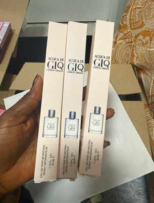 Giorgio Armani Acqua Di Gio Eau de Parfum Spray Travel Size 1.18 fl oz set of 3