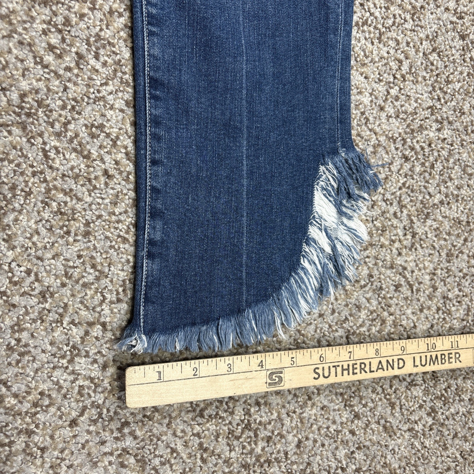 Paige Hoxton Straight Ankle Jeans Size 25 X 25 Raw Hem - View 11