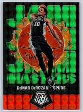 2019-20 Panini Mosaic DeMar DeRozan Jam Masters Green Mosaic #9 Spurs
