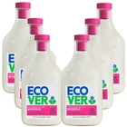 6x 750ml Ecover Fabric Softener Apple Blossom & Almond Care Soft & Refreshes