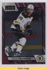 2023-24 O-Pee-Chee Platinum Matte Pink David Pastrnak #157 READ 09hz