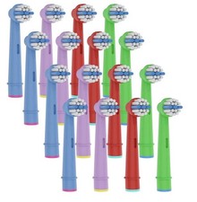 16pcs Kids Replacement Heads Compatible with Braun Oral B Kids Electric Tooth...