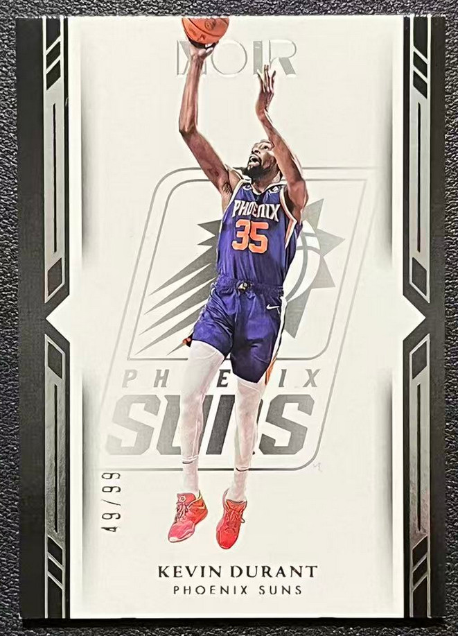 Kevin Durant 2022-23 Panini Noir 49/99 Base Icon Edition Phoenix Suns #89