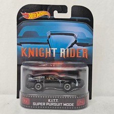Hot Wheels Knight Rider K.I.T.T. Super Pursuit Mode Retro Mattel BDT94 New