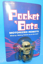 VINTAGE TOMY POCKET 'BOTS GREY MOC UNPUCHED No.2584 LOOK