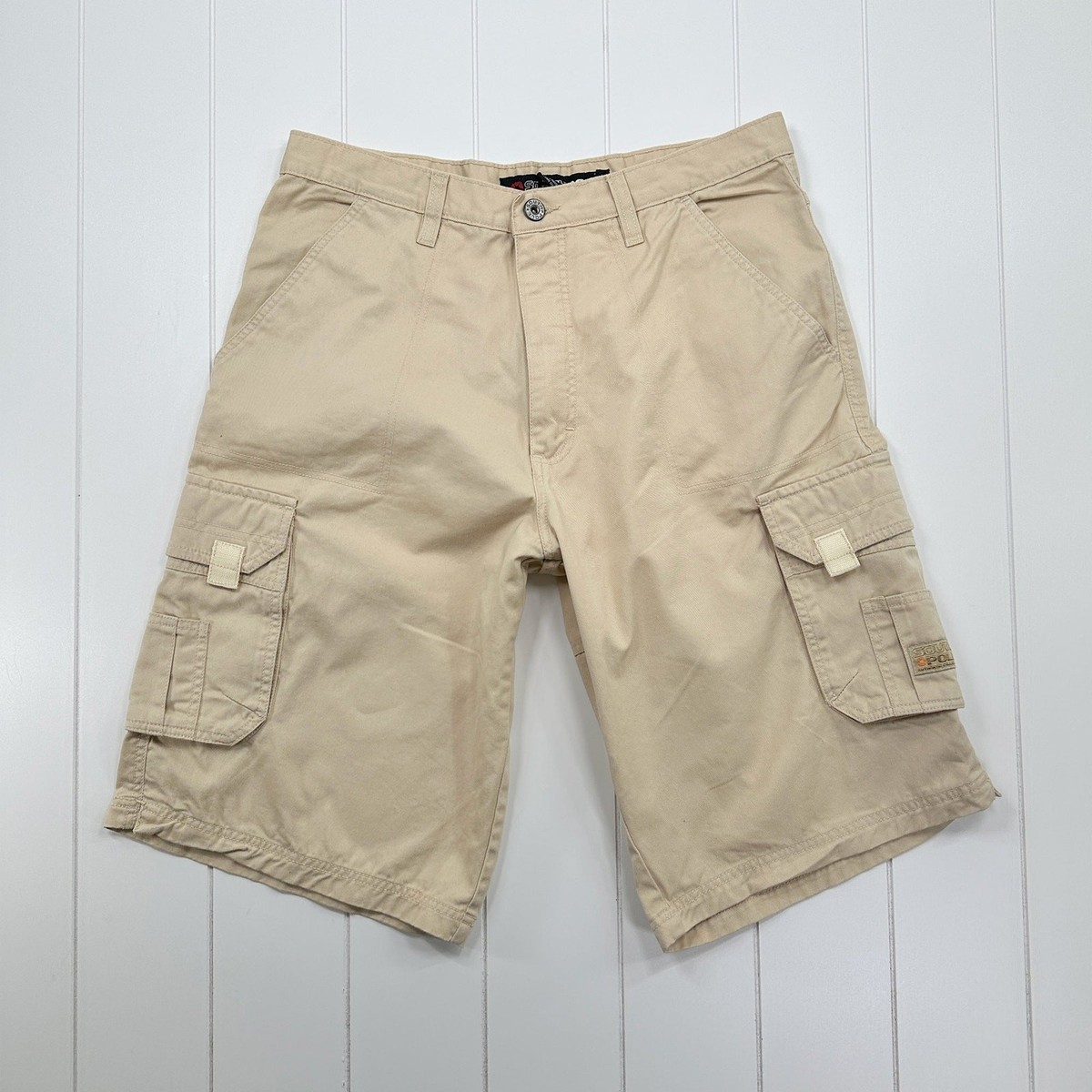 Southpole Men's Vintage Y2K Skater Baggy Cargo Shorts Size 36