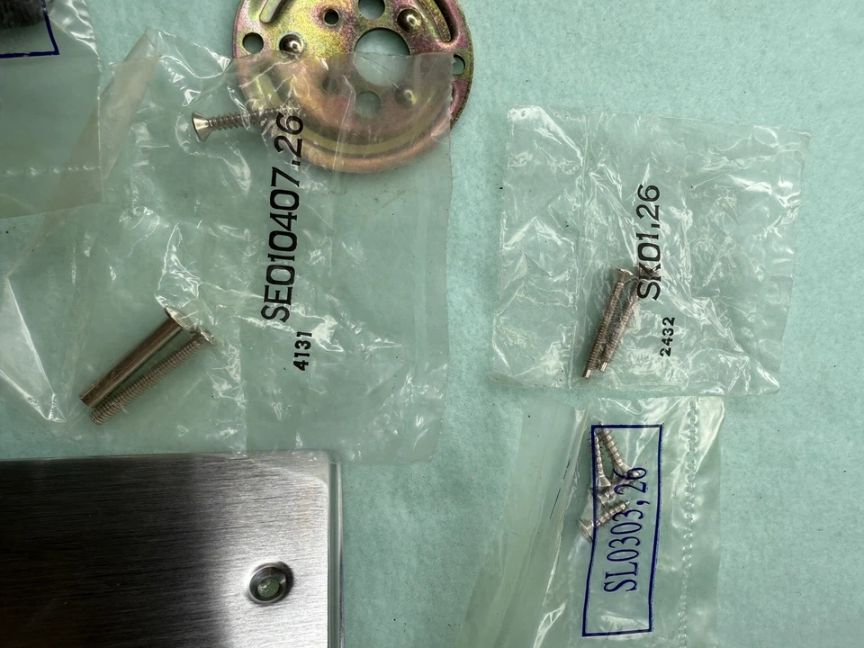 Manija de entrada moderna Weiser Lock Kim cerrojo níquel satinado LI7410 TKC nueva caja Foto 4 de 4