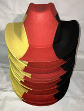 15x kapelusz kowbojski Niemcy unisex jeden rozmiar 59/60cm świnka flaga NOWY TOP