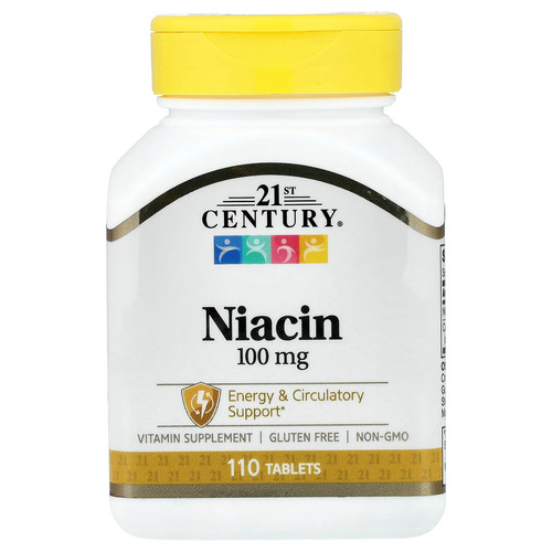 Niacin, 100 mg, 110 Tablets