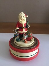 Enesco Vintage Boîte Musicale Père Noël