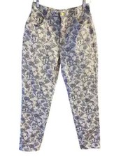 Moschino Vintage Rare Jeans,Flowers Tapestry Type.Baloon Made in Italy