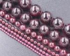 Natural Dark Red Garnet Gemstone Round Beads 3mm 4mm 5mm 6mm 8mm 10mm 12mm 16"