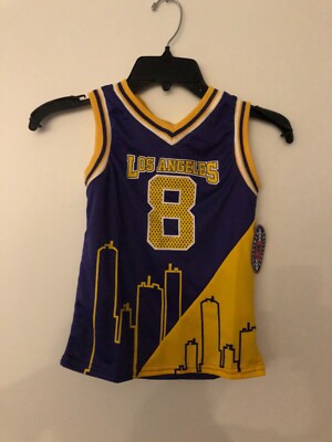 Kobe Bryant #8 Los Angeles Lakers toddler 3t Jersey new
