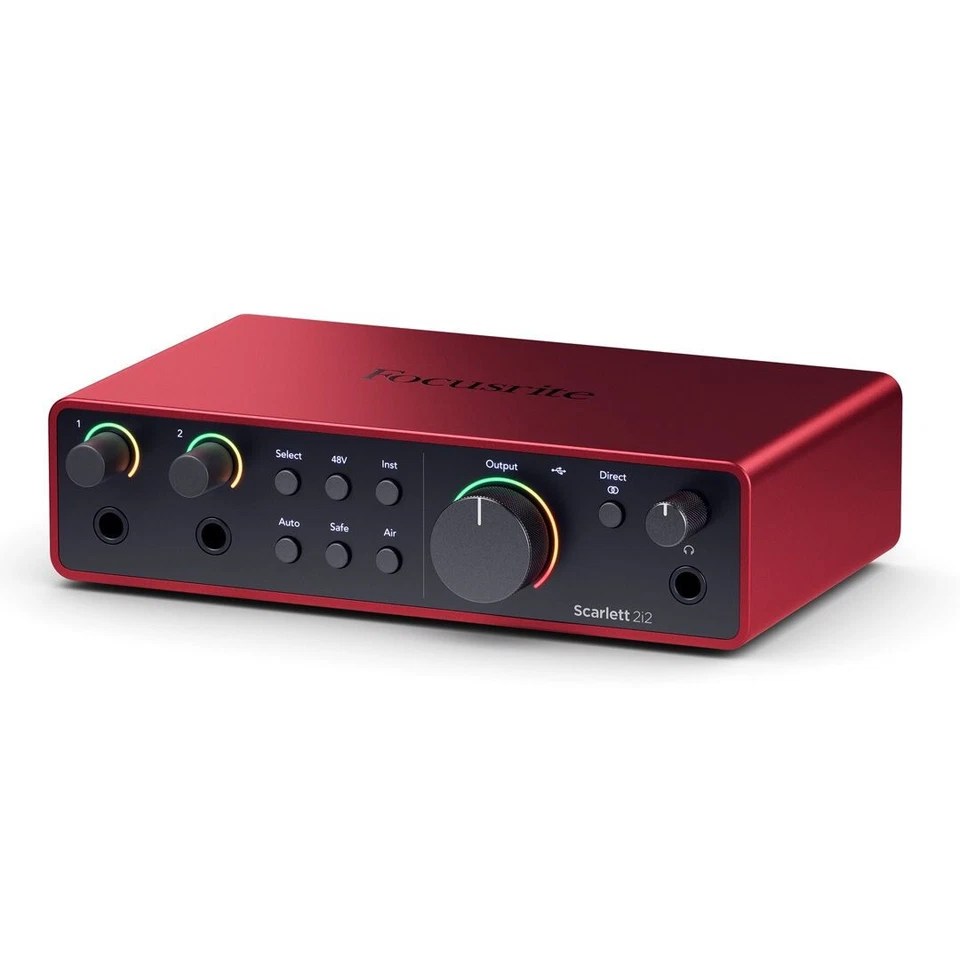 FOCUSRITE SCARLETT 2i2 (4th Gen) INTERFACCIA AUDIO USB 2 IN 2 OUT - Immagine 3 di 4