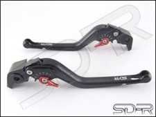 Kawasaki Z650 RS 2022 - 2024 Carbon Fiber inlay Long SDR Adjustable Levers Black