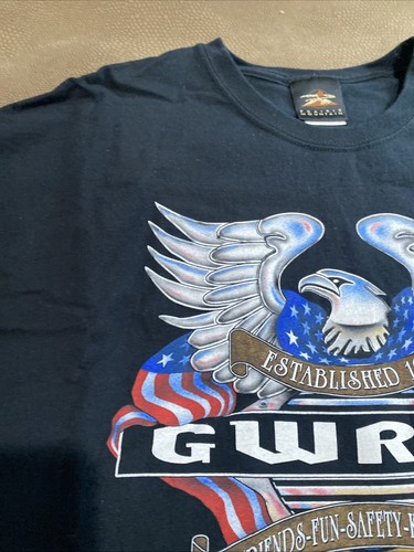 Y2K Gold Wing Road Riders Association T-Shirt Size 2XLarge - Picture 4 of 18